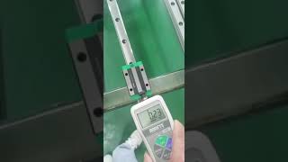 Thrust test of guide rail and block HGH15 HGW15 in Chinese factory