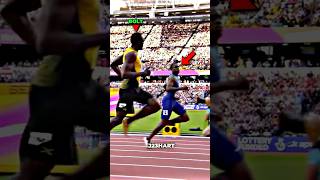 Coleman Beats Bolt In The 100M Dash 🤯 #trackandfield #sprinter #usainbolt #christiancoleman #shorts