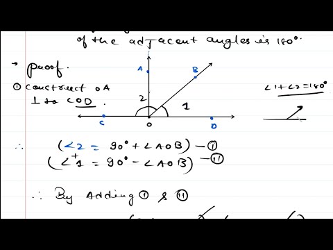 Lines and Angles 1.2 Theorems and Proofs