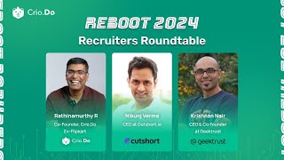 Reality of the Tech Job Market | Recruiters Roundtable | Reboot 2024