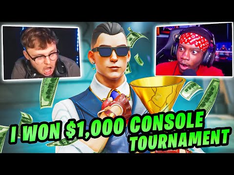 So I Won Another 1000$ Console Valorant Tournament... (With Streamer Reactions)