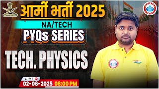 Army Bharti 2025 | PYQ's Series | Army NA Tech Physics Previous Year Question Paper By Saurabh Sir