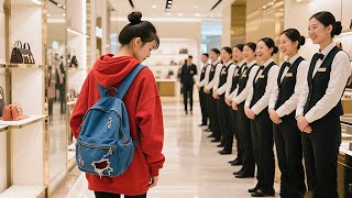 穿著樸素的女孩試背名牌包，被服務員瞧不起，結帳瞬間讓全場傻眼！