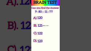 Brain test||Can you find the correct answer #mathquiz#mathmcq#@Esha-cv4hm
