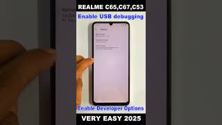how to enable /developer options realme c65,c67,c53 || realme developer option on kaise kare 2025