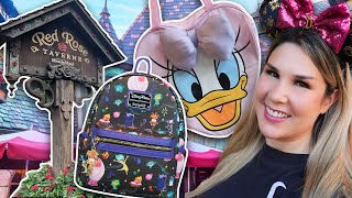 Trying Red Rose Tavern's NEW MENU and NEW MERCH in Downtown Disney | Disneyland Vlog 2025
