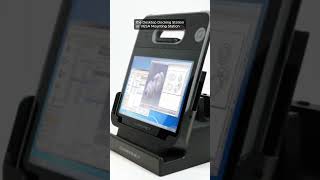 Mount the Cybernet Rugged X10 tablet onto the docking station