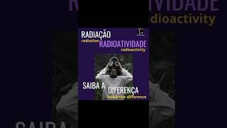 ☢️ diferença entre radiação e radioatividade #livroleandro #radioactivity #radiology