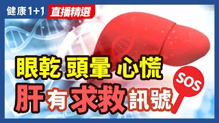 眼乾 頭暈 心慌 肝有求救訊號 | 健康1+1 · 直播精選