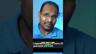 PMP and no Job