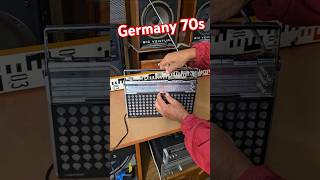 SIEMENS PLANAR 421 Vintage Rare Portable RADIO GERMANY - FM Tuning Sound Test - Old Budget Radios