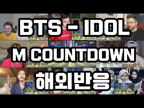 방탄소년단(BTS) - Idol  M COUNTDOWN  해외반응 Reaction