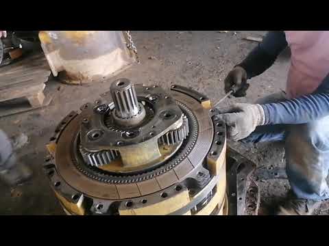 transmission removal(D155-1 Komatsu) disassemble and separate the defective plate