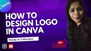 Create a logo in just 2 minutes🤩