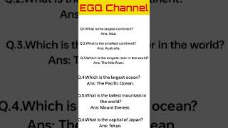 General knowledge Questions and answers #gk #generalknowledge #shorts