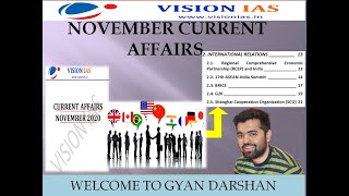 VISION IAS NOVEMBER CURRENT AFFAIRS // INTERNATIONAL REALATIONS