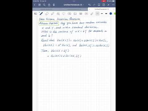 Covariance | Data Science Interview Questions | Statistics (2)
