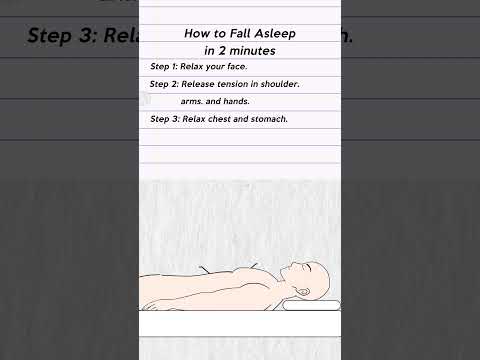 How to Fall Asleep in 2 Minutes or Less 😴