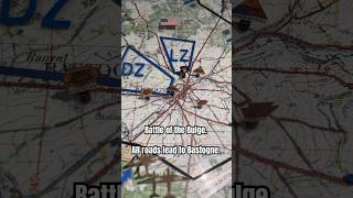 The Battle of the Bulge.  All roads lead to Bastogne.  #ww2history