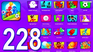 Stickman Party - Gameplay Part 228 Random Funny MiniGames 1 2 3 4 Plyer Free New Update Adventure