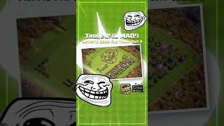 TROLL BASE for #TownHall9 😅 #Shorts #TH9 #clashofclans #clashofclansbase #clashofclan #coc #troll