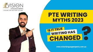 PTE Writing Myths 2023 | Changes in PTE Writing | PTE Changes 2023