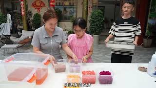 让孩子摆摊卖冰粉，很有意义的体验