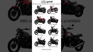 Jawa yezdi bikes lineup prices 2025 #jawa #yezdi #jawa42bobber #jawa42fj #yezdiroadster #classic