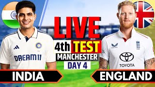 Live: India vs England, 1st Session, 4th Test, Day 4 | Live Cricket Match Today | IND vs ENG Live