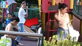【周汶錡扮見佢唔到 】「咪神」跌watt  梁政珏似足祖國大媽