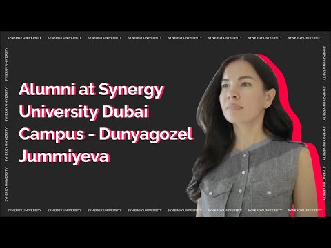 Alumni at Synergy University Dubai Campus Dunyagozel Jummiyeva