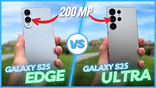 Samsung Galaxy S25 Edge vs S25 Ultra | 200MP Camera Comparison!