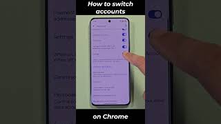 How to switch accounts on Chrome mobile