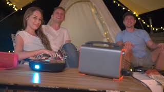 Camping, barbecue, outdoor movies, experience the outdoor life with electricity with CTECHi