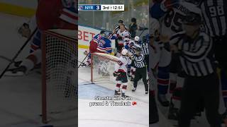 Ça brasse entre Igor Shesterkin et Brady Tkachuk 🥊 #nhl #rangers #sens