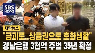 대법, 3천억 횡령 주범 전 경남은행 임원에 '징역 35년' 확정 (자막뉴스) / SBS