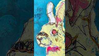 聞こえすぎるキミへ  #物語のある絵画  title:大きい耳か嫌いだったウサギ