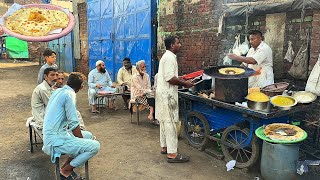 ONLY RS 50/- CHEAPEST DESI BREAKFAST OF THE YEAR | TALIB HUSSAIN SAAG PARATHA | STREET FOOD PAKISTAN