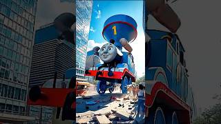Aksi Kereta Api Thomas Raksasa~Giant Thomas the Train Action🚂✨🚃😊