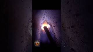 Tee joints Smaw  1/4" plate fillet weld vertical up 3/32 7018 at 70 amps #kuyakentv #welding #smaw