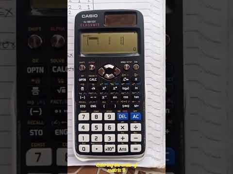 How to Perform Addition of two Matrix by Scientific Calculator | Casio fx-991ex | #shorts