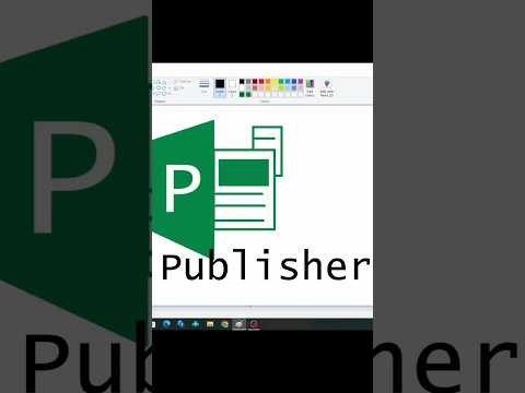 Publisher Logo Design MS Paint Logo Tutorial  #microsoftsoftware #microsofts #mspaint