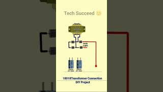 18.0.18 Transformer Connection DIY Project #electrical #diy #simplecircuit #electricalconnection