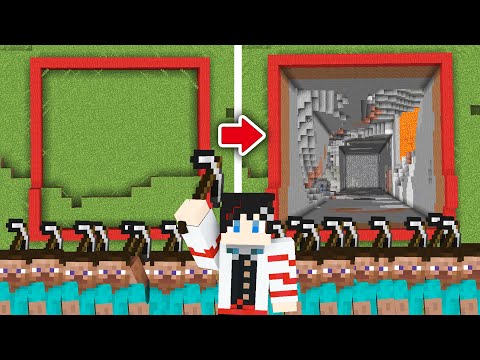 【マインクラフト😜】100人で露天掘りしたらどのぐらいで終わる？【視聴者参加型マイクラ】