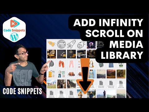 Code Snippets - Add Infinity Scroll on WordPress Media Library