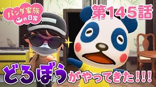 【あつ森アニメ】パンダ家族の日常 第145話「どろぼうがやってきた!!!」
