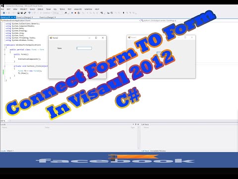 Visual C# How Connect form to form in C# Visual Studio 2012 Speak khmer