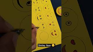 Smiley face drawing/ smiley drawing #smiley #easy #drawingtutorial #howtodraw #quickdrawing #shorts