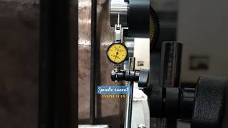 Runout inspection #spindle #runout #inspection #explore #machine #millingmachines #cnc #machinist