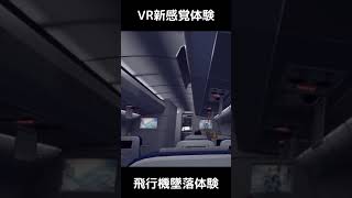 VRで飛行機墜落の体験映像（リアル）#shorts